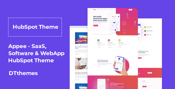 Appee - SaaS Software WebApp HubSpot Theme