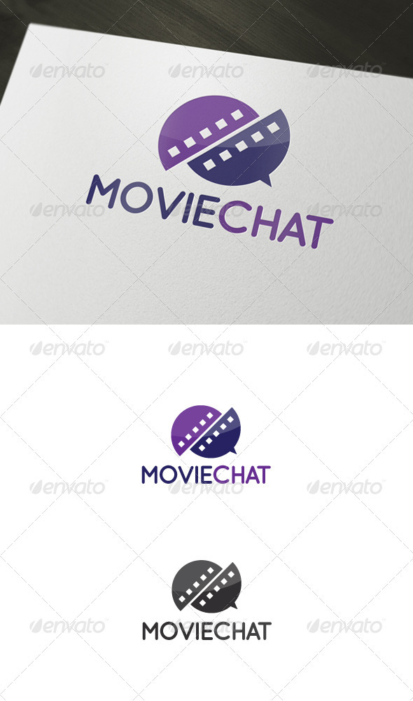 Movie Chat Logo - Abstract Logo Templates