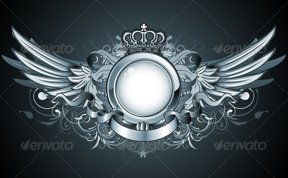Heraldic frame - Decorative Vectors