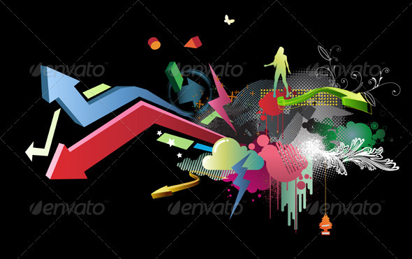 Abstract party background - Backgrounds Decorative