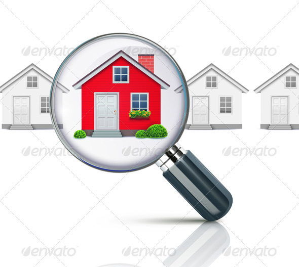 Real-estate concept - Conceptual Vectors
