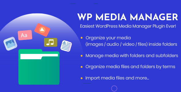 WP Media Manager - CodeCanyon 20195431