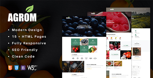 Agrom - OrganicAgriculture - ThemeForest 23831088