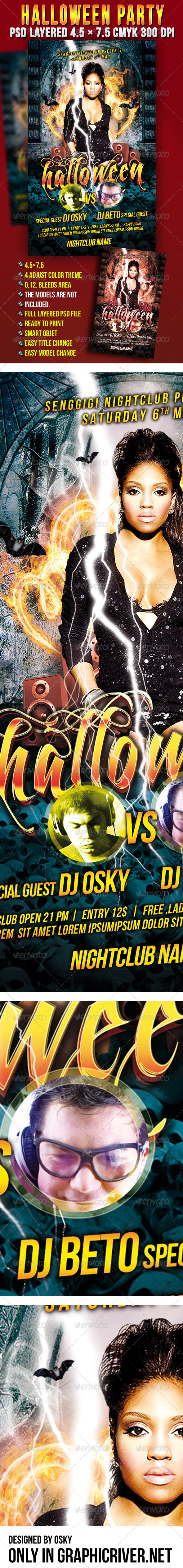 Halloween Flyer - Clubs & Parties Events