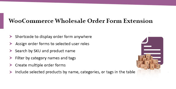 WooCommerce Wholesale Order Form - B2B Order Table