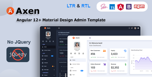 Axen - Angular - ThemeForest 28879419