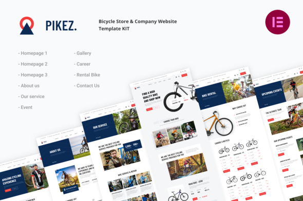 Pikez Bicycle - ThemeForest 32558761