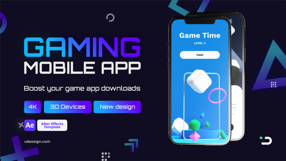 Gaming Mobile App - VideoHive 32561702