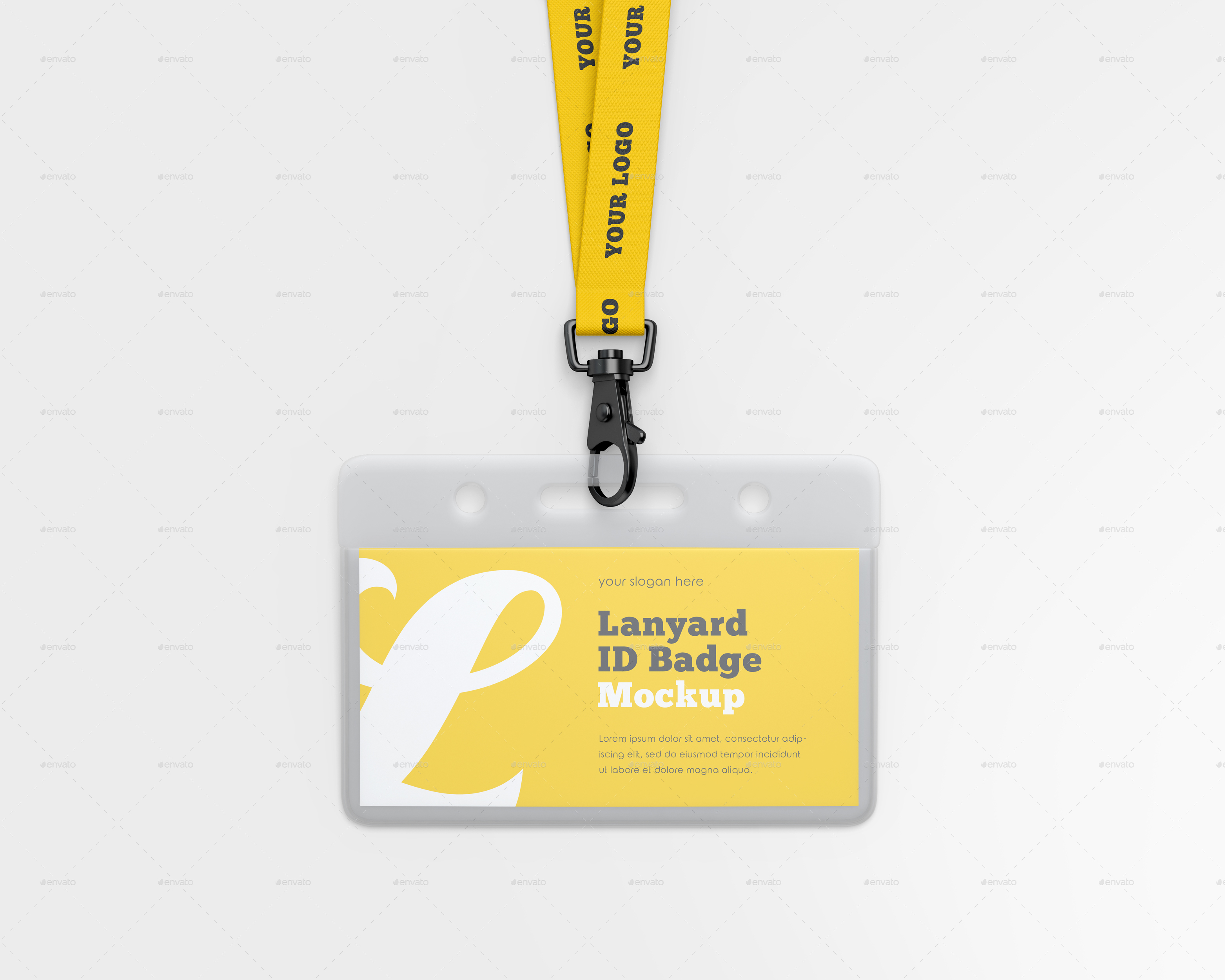 Lanyard ID Badge Mockup Set, Graphics | GraphicRiver