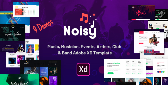 Noisy Music - ThemeForest 32452621