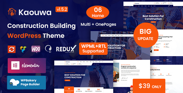 Kaouwa - Construction - ThemeForest 24295452