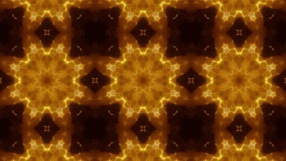 Shining Three Gold Kaleidoscope Loop 4K alt