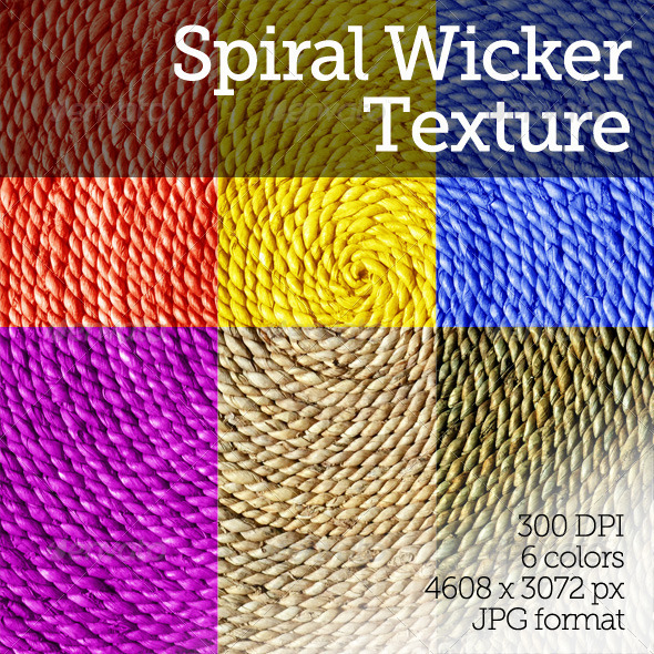 Spiral Wicker Texture - Miscellaneous Textures