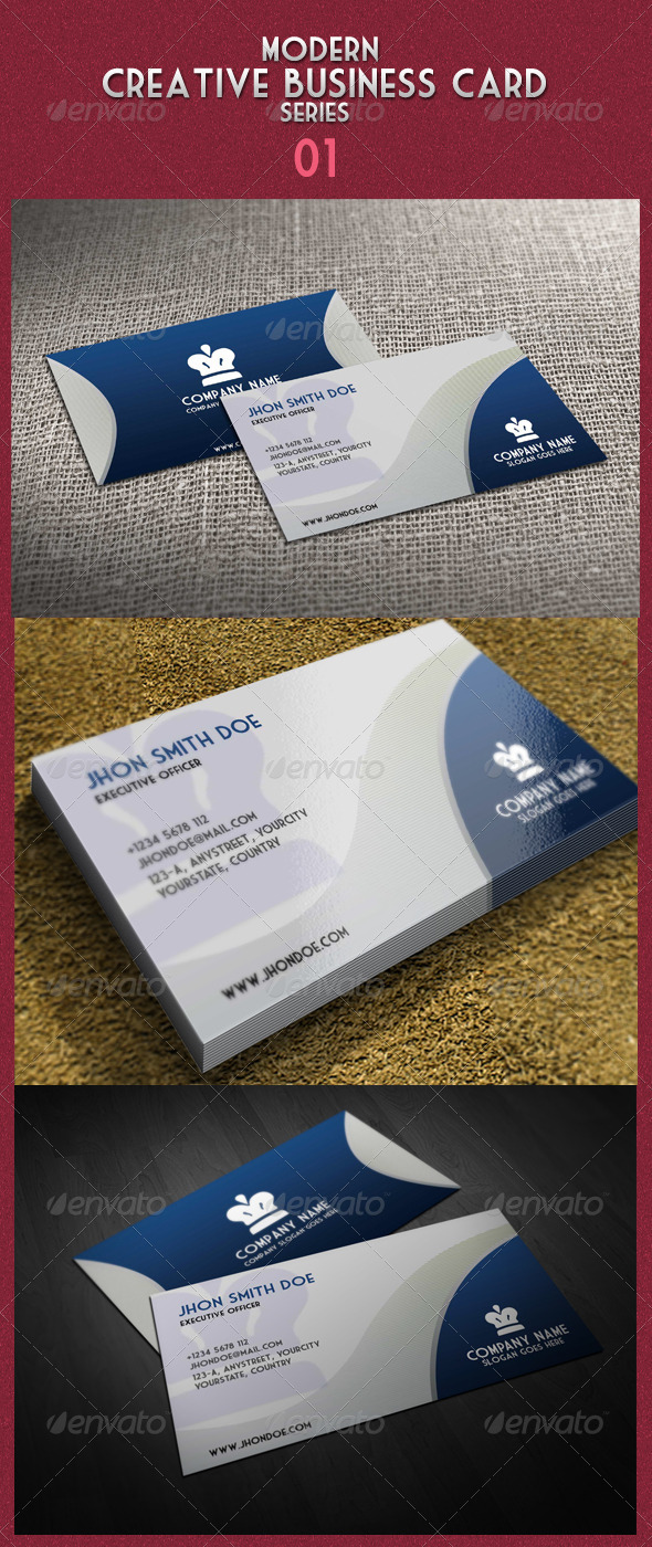 Modern Creative Business Card Series 01 - Creative Business Cards