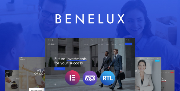 Benelux - Business & Finance Consulting WordPress Theme