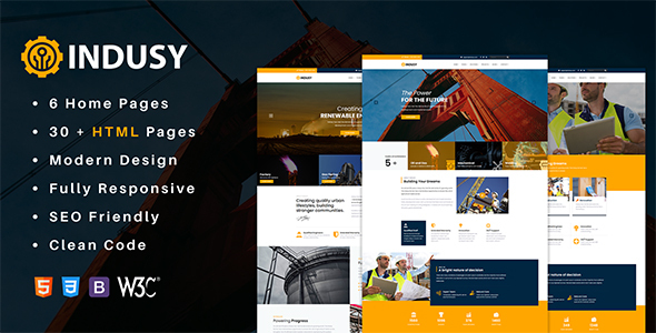 Indusy - IndustrialFactory - ThemeForest 24402733