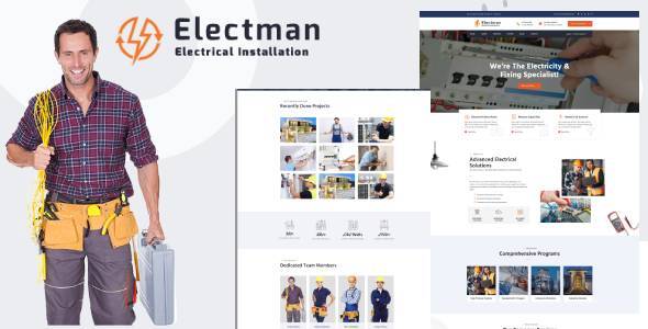 Electman- Electricity Services - ThemeForest 32573488