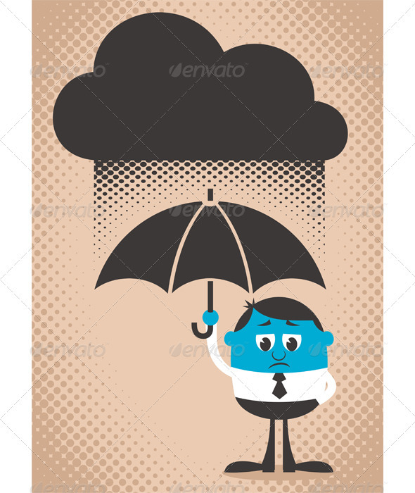 Sad Man - Conceptual Vectors