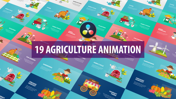 Agriculture Animation | DaVinci Resolve