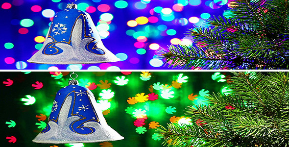 New Year Decorations Bell (2-Pack)