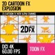 2D Cartoon FX (Explosion Set 19) - VideoHive Item for Sale