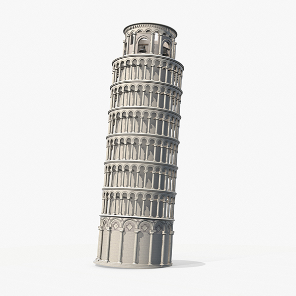 Pisa Tower PBR - 3Docean 32592712