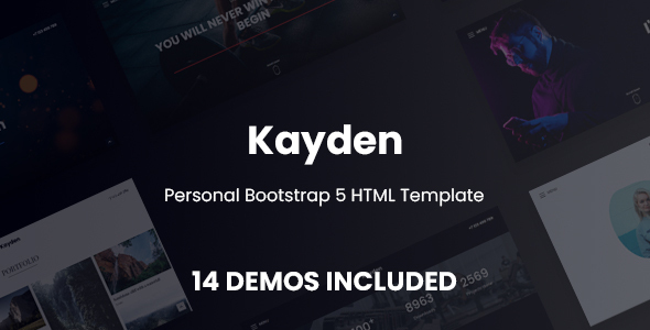 Kayden - Personal - ThemeForest 32394745