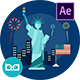 USA Independence Day Animation | After Effects - VideoHive Item for Sale