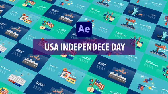 USA Independence Day Animation | After Effects