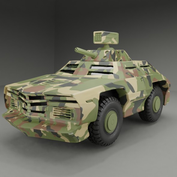 armored vehicle - 3Docean 32607383