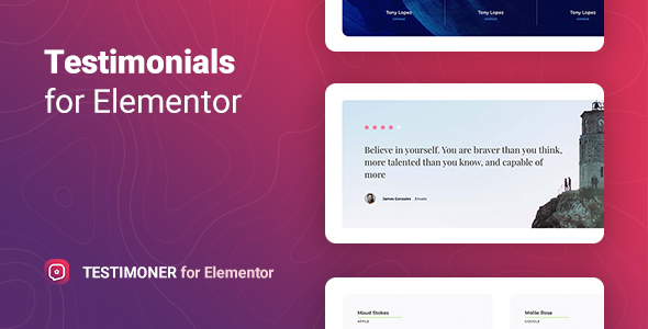 Testimoner – Reviews with Microdata for Elementor