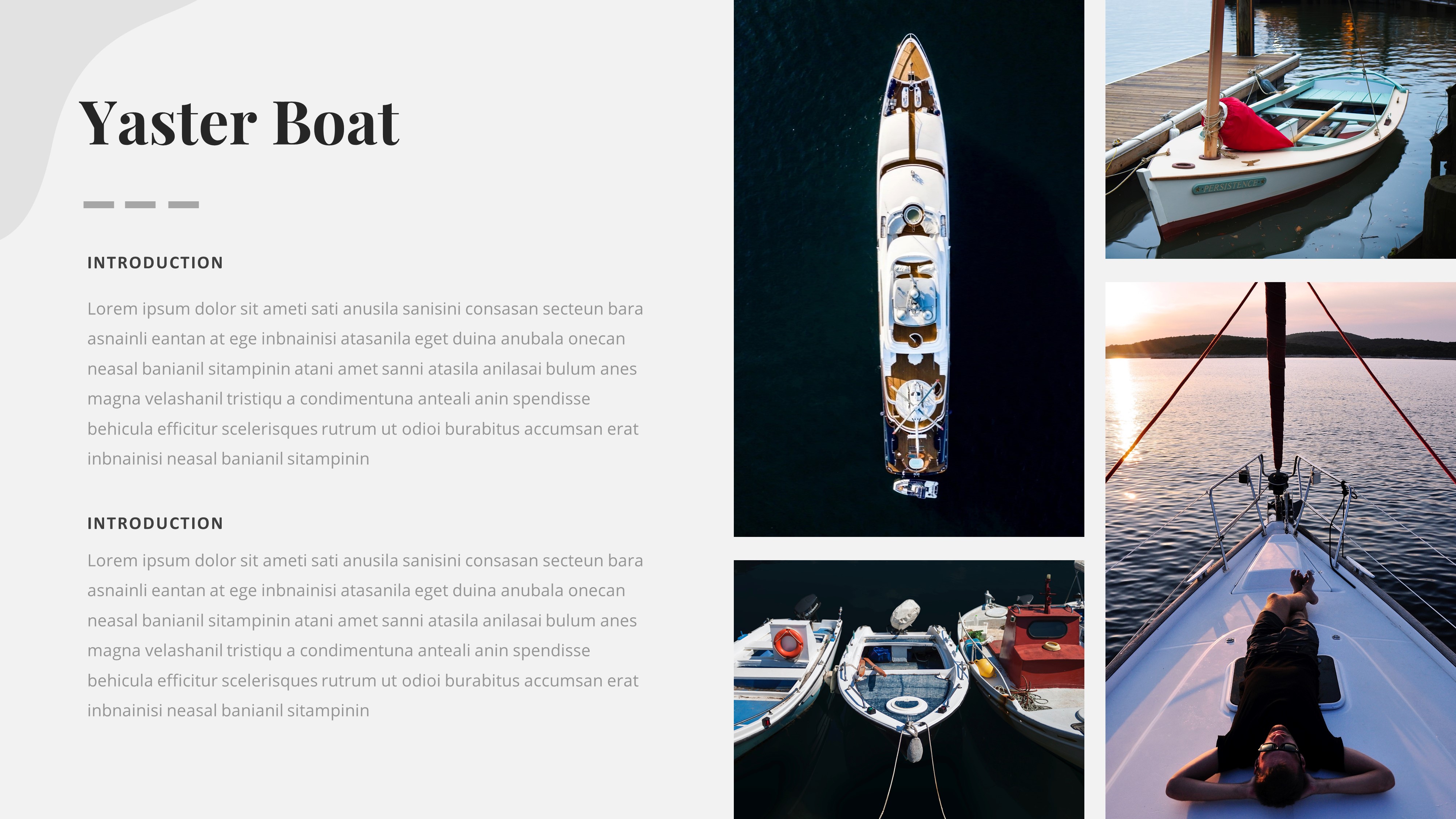 Yaster- Boat Charter Google Slides, Presentation Templates | GraphicRiver