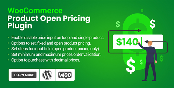 WooCommerce Product Open Pricing Plugin