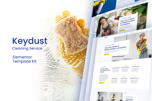 Keydust -Cleaning Service - ThemeForest 32570278