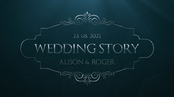 Silver Wedding Titles - VideoHive 31733833