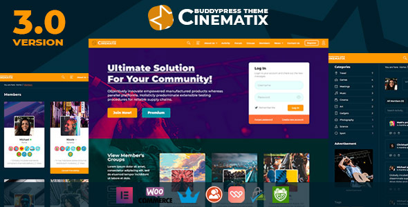 Cinematix - BuddyPress - ThemeForest 4959387