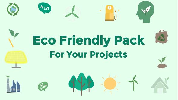 Eco Friendly 14  Icons Pack