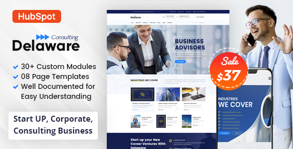 Delaware - Consulting - ThemeForest 32030878