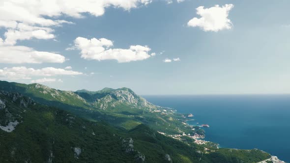 Timelapse Sea and Clouds In the Sun