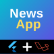 Flutter News App with PHP Laravel Admin Panel