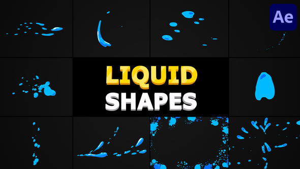 Liquid Shapes - VideoHive 32624637