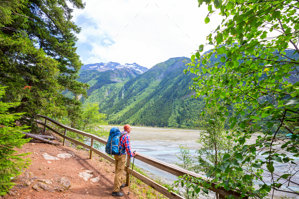 Hike in Canada - Stock Photo - Images