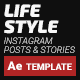 Lifestyle Instagram Post &amp; Stories B78 - VideoHive Item for Sale