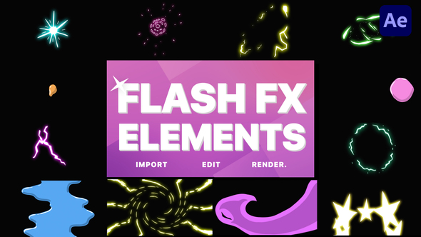 Flash FX Elements - VideoHive 32640433