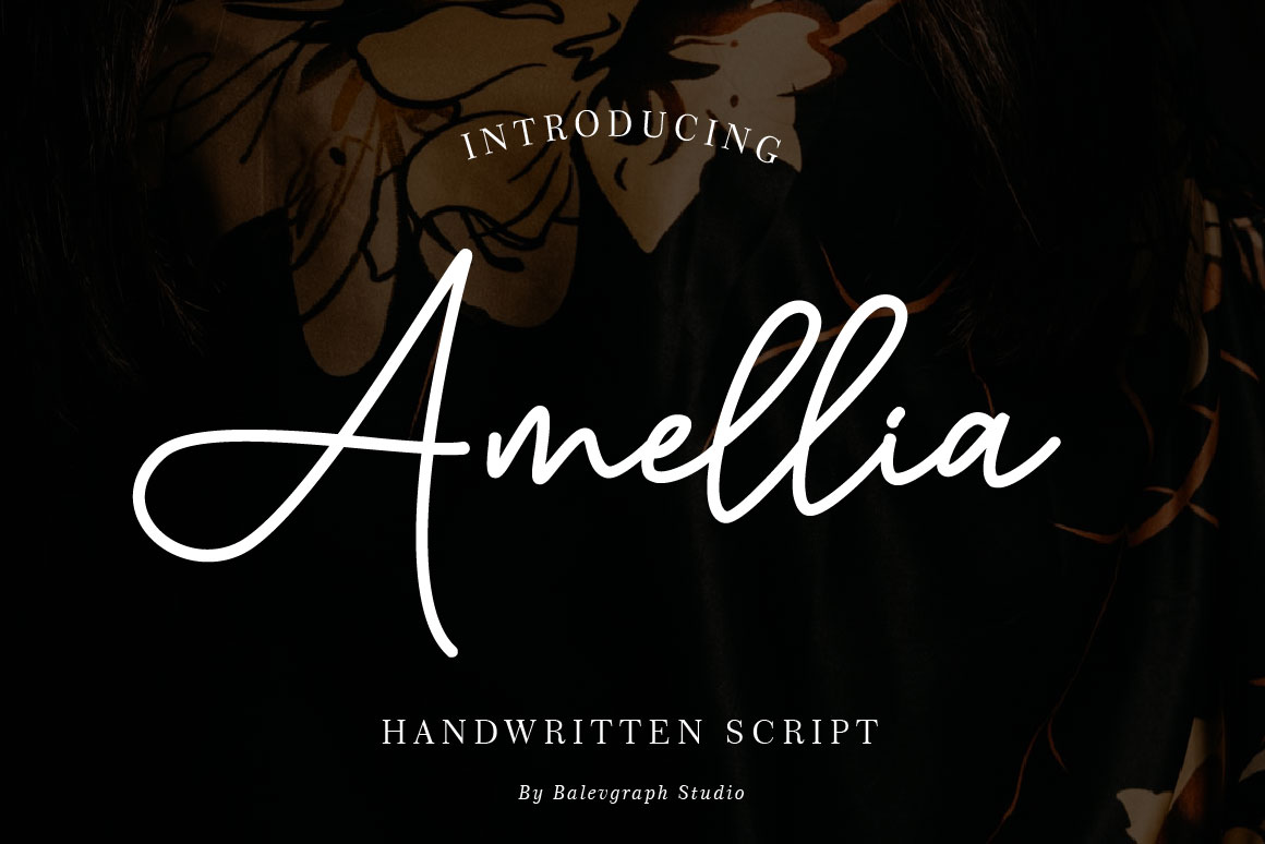 Amellia Handwritten Script, Fonts | GraphicRiver