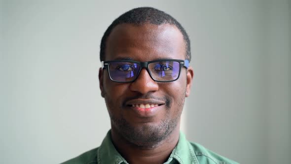 Portrait of African American Man Look at Camera Spbas alt