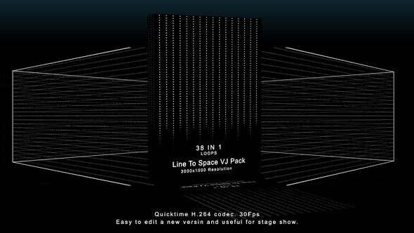 Line To Space Vj Pack