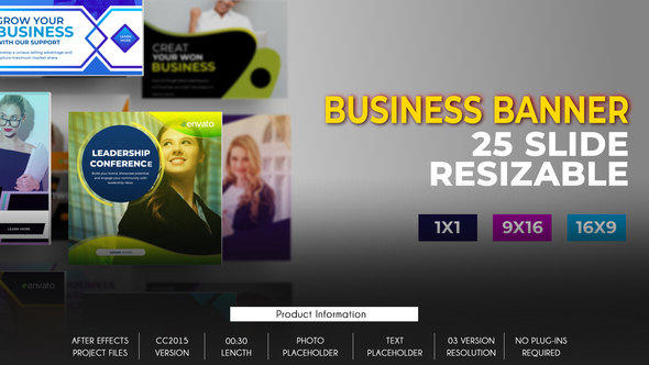 25 Business Banner - VideoHive 32651312