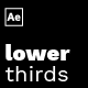 Modern Lower Thirds - VideoHive Item for Sale