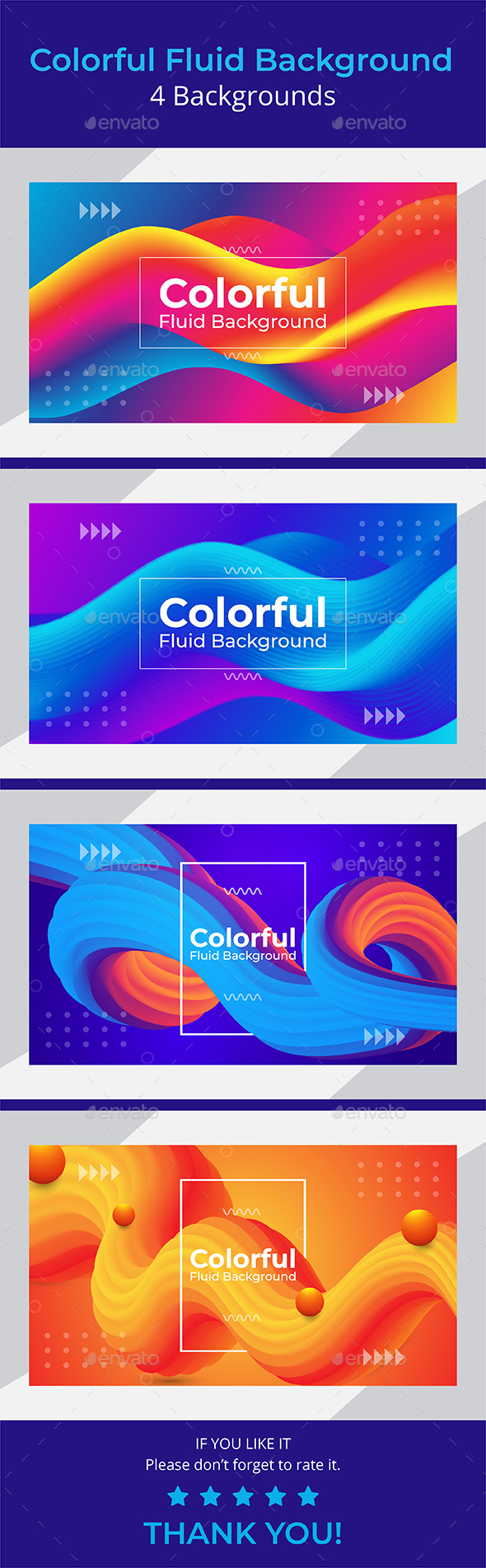 Colorful Fluid background template